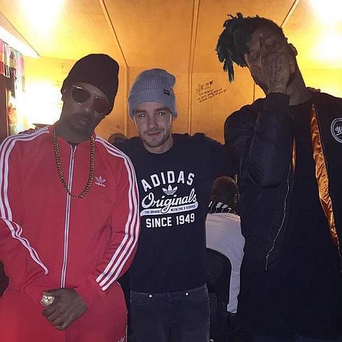 Liam Payne con Juicy J y TM88.