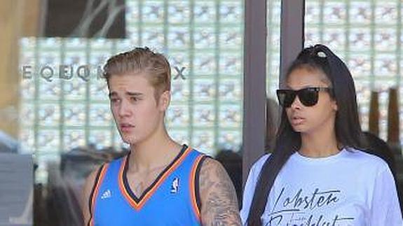 Justin Bieber con Jayde Pierce, otro de sus ligues.