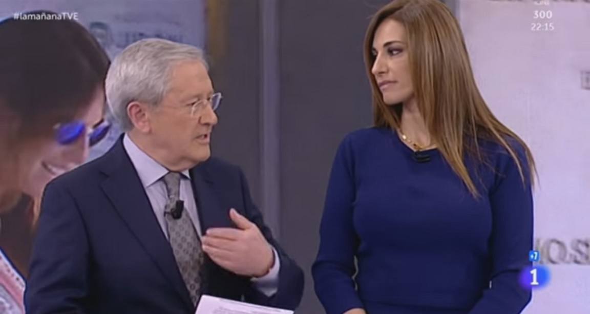 El periodista Fernando Ónega junto a Mariló Montero. 