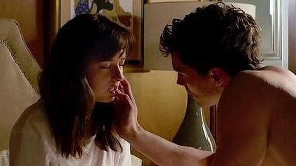 Escena de la película '50 Sombras de Grey'