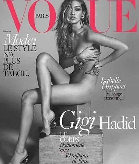 Gigi Hadid posa para Vogue París.