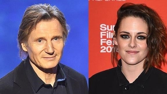 Liam Neeson y Kristen Stewart.