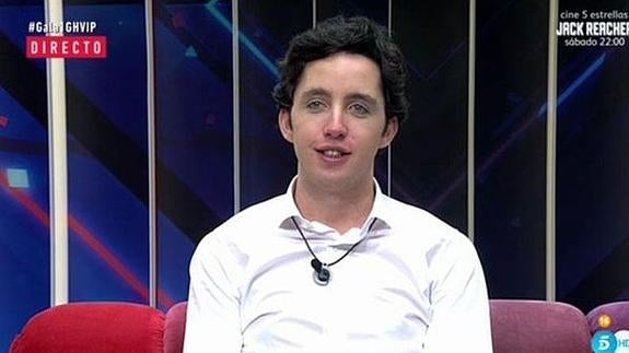 Francisco Nicolás en el confesionario de Gh Vip.