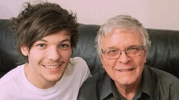 Louis Tomlinson y su abuelo.