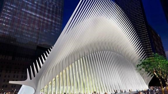 El edificio de Calatrava recién inaugurado.