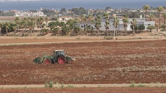 Terrenos de Novo Carthago junto al Mar Menor.