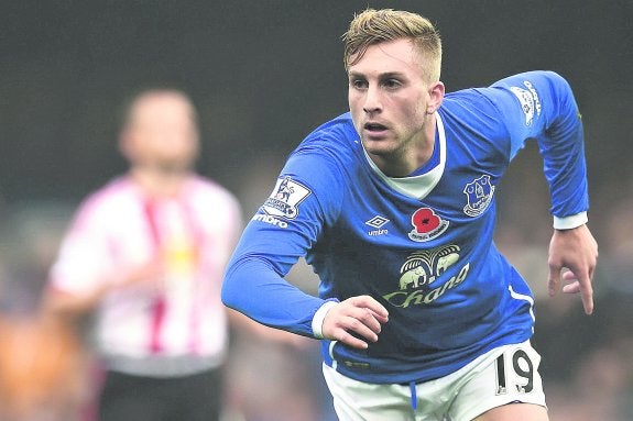 Gerard Deulofeu, uno de los jugadores que estarán en la cita de la Nueva Condomina. :: afp
