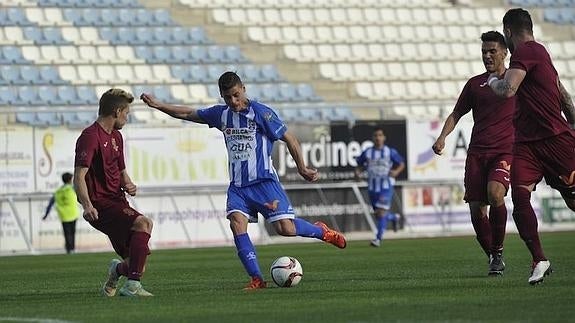 Un momento del partido.