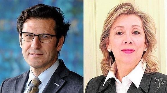 Miguel Pasqual del Riquelme y Pilar Alonso Saura.