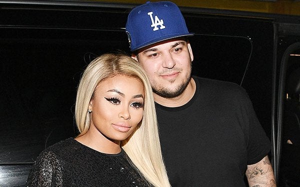 Rob Kardashian y Blac Cynha.