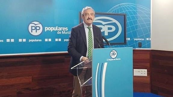 Andrés Ayala, este jueves, en rueda de prensa. 