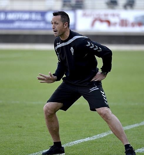 José Manuel Aira, entrenador del Real Murcia.