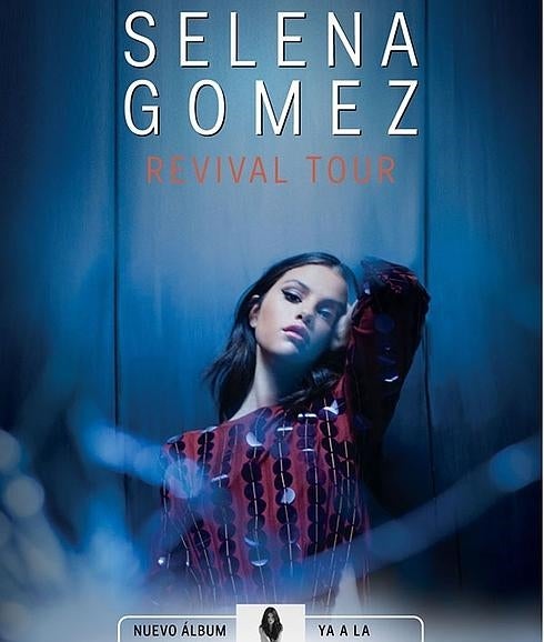 Cartel promocional del Revival Tour de Selena Gomez.