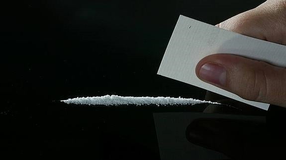 Rayas de cocaína. 