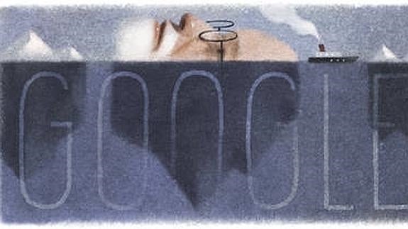 Sigmund Freud en el doodle de Google