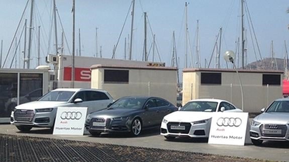 Los modelos expuestos en la regata.