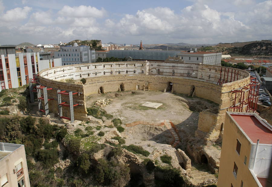 El Anfiteatro Romano en una foto de archivo.