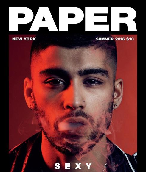 Portada de Paper con Zayn Malik.