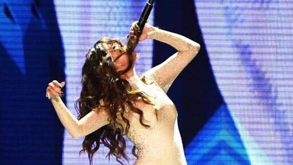 Selena Gomez en un concierto.