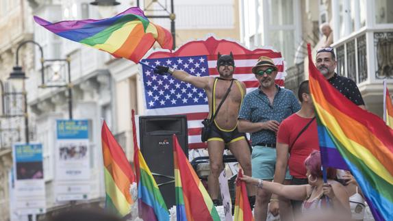 Imagen de una de las carrozas que participaron en el desfile.