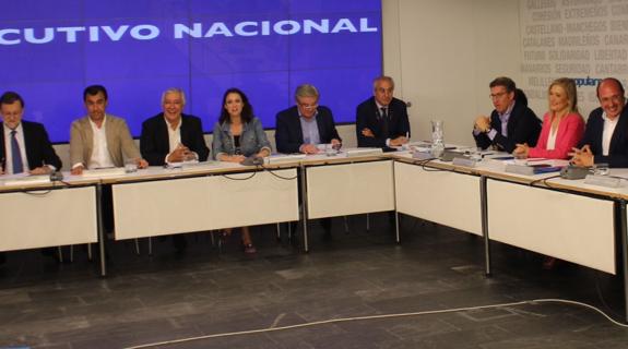 Reunión del Comité Ejecutivo Nacional, presidido por el presidente del PP.