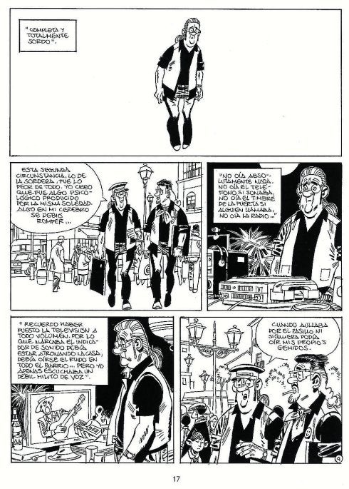 Portada y página interior de 'Crisálida' de Carlos Giménez.