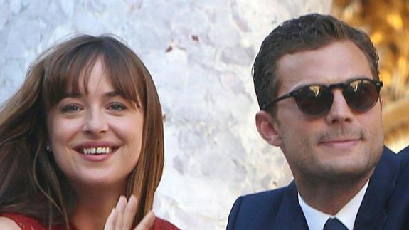 Jamie Dornan y Dakota Johnson concluyen '50 sombras liberadas' en París