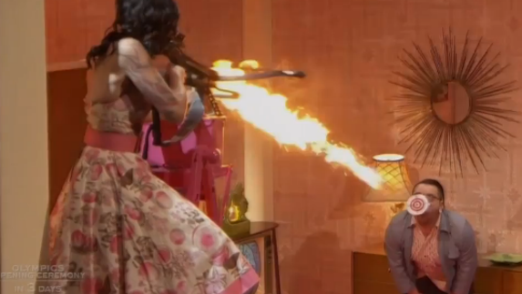 La puntería les jugó una mala pasada a Amber y Ryan