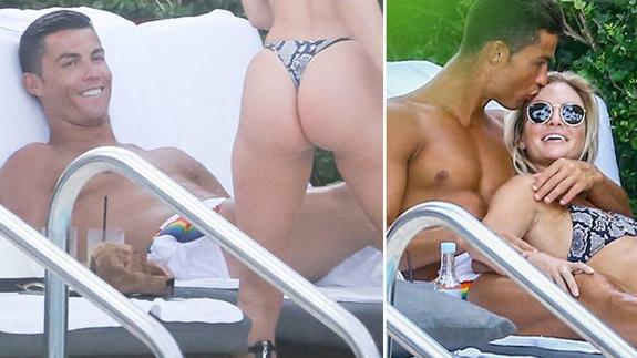 Cristiano Ronadlo y Cassandre Davis.