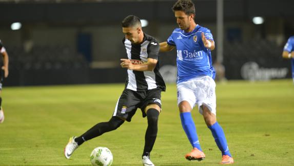 Un momento del partido.