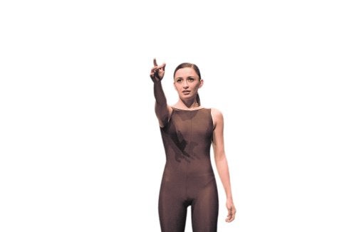 María Jurado, en una de sus audiciones. 