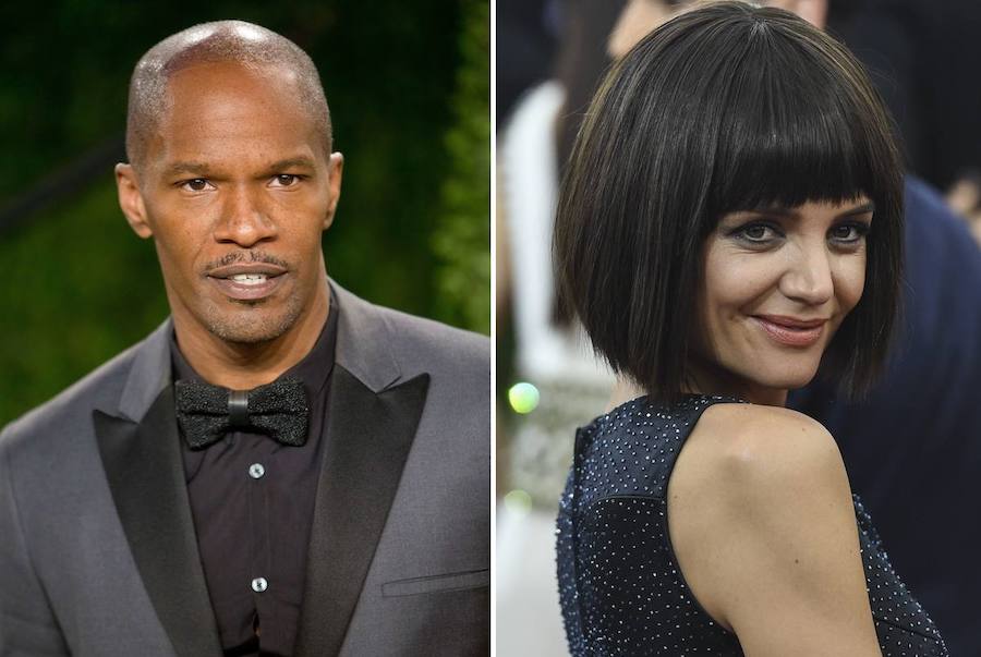 Jamie Foxx y Katie Holmes. 