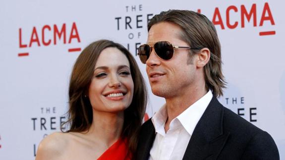 Angelina Jolie y Brad Pitt.