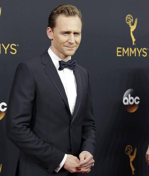 Tom Hiddleston en la gala de los Emmys celebrada este domingo. 