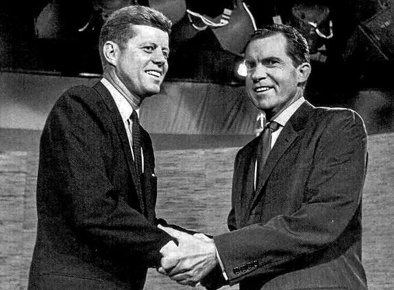 Kennedy y Nixon, los pioneros. 