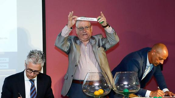 Momento del sorteo.