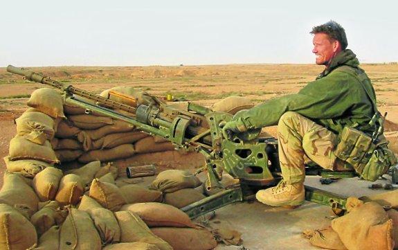 Billingham, durante su etapa de militar británico en Irak.