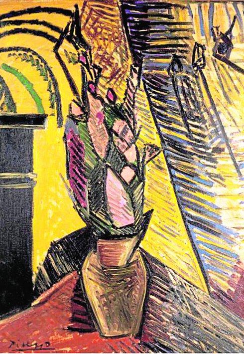 'Jarrón de flores', de Pablo Picasso. 