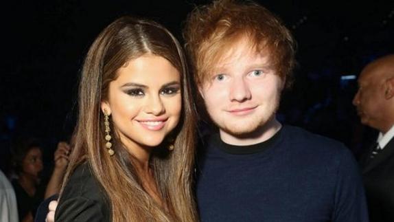 Selena Gomez y Ed Sheeran.