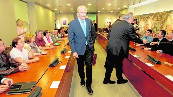 El presidente de Unicef, Carmelo Angulo. 