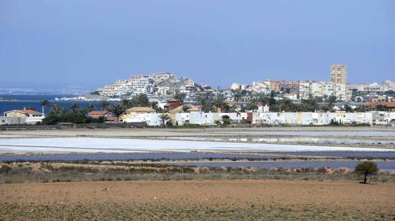 Las salinas de Marchamalo, en una imagen de archivo de 2015. 