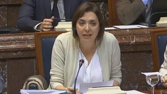 Guillén, durante su comparecencia.