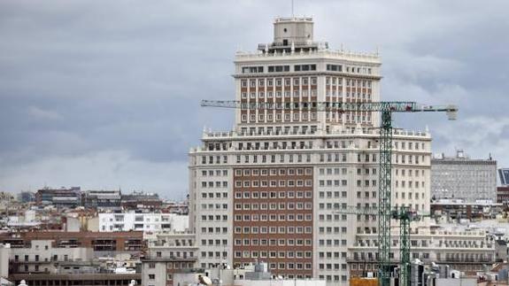 Edificio España, en Madrid. 