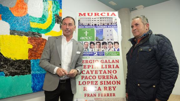 Pepín Liria en la presentación del festival taurino contra el cáncer