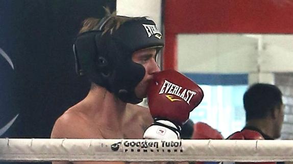 Justin Bieber es un aficionado al boxeo.