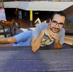 El cómico posa en una foto de archivo