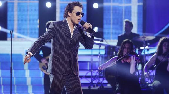 Blas Cantó como MArc Anthony en Tu cara me suena.