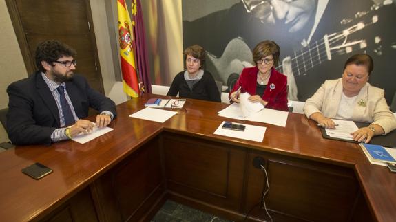 Reunión de hoy de la Mesa de la Asamblea.