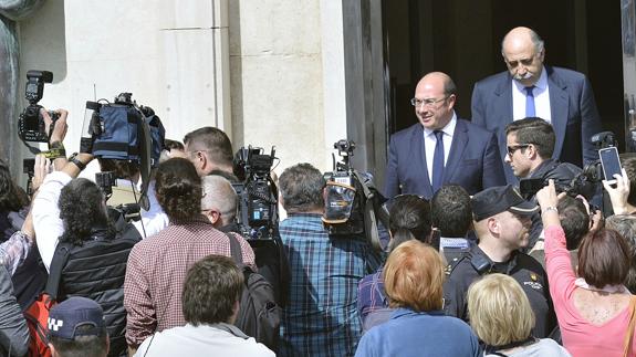 Pedro Antonio Sánchez presenta en el TSJ la petición de archivo del 'caso Auditorio'