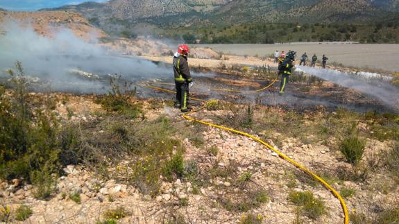 Momento de la extinción. 